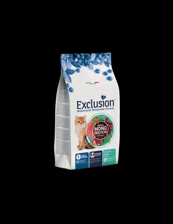 exclusion cat 1,5kg monoprotein noble grain adult sterilized tonno ngcst01