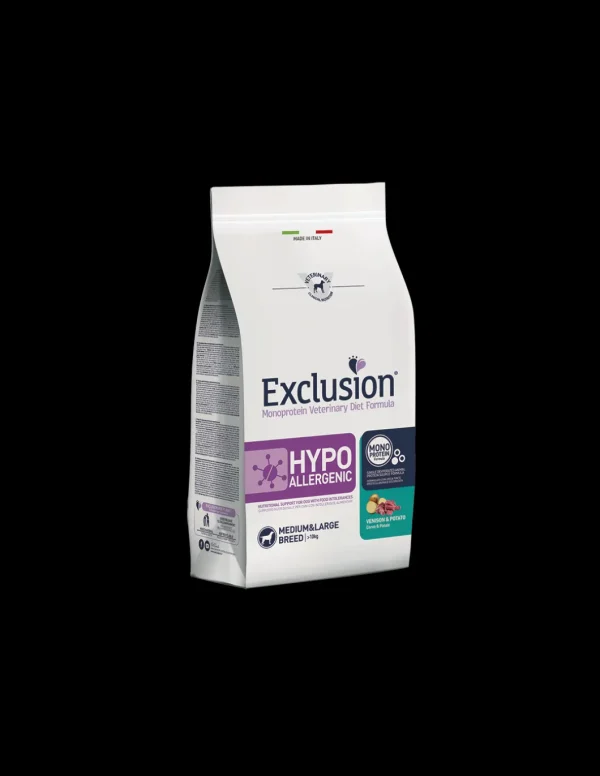 exclusion diet dog 2kg adult medium/large hypoallergenic venison&potatoes hyvm02