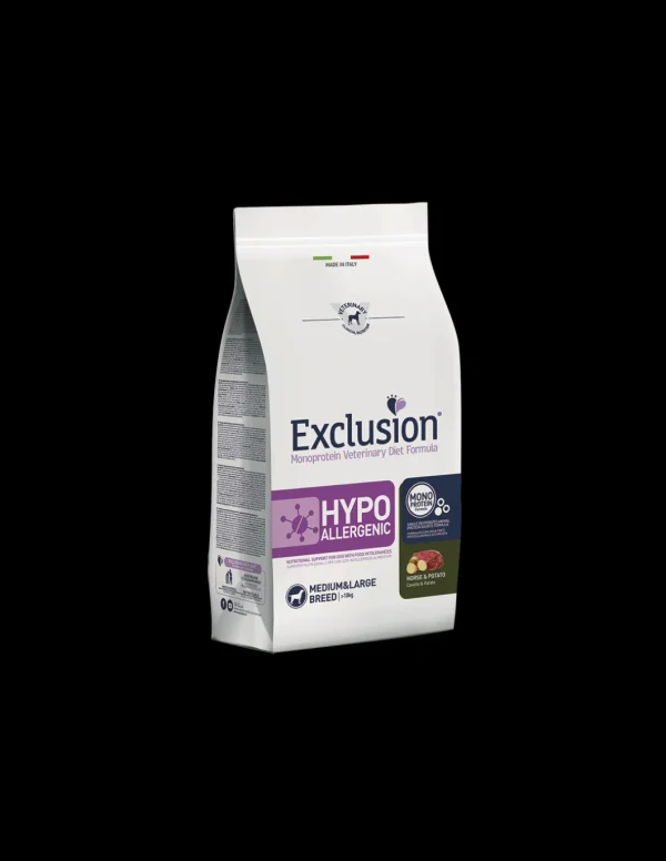 exclusion diet dog 2kg adult medium/large hypoallergenic horse and potato hyhm02