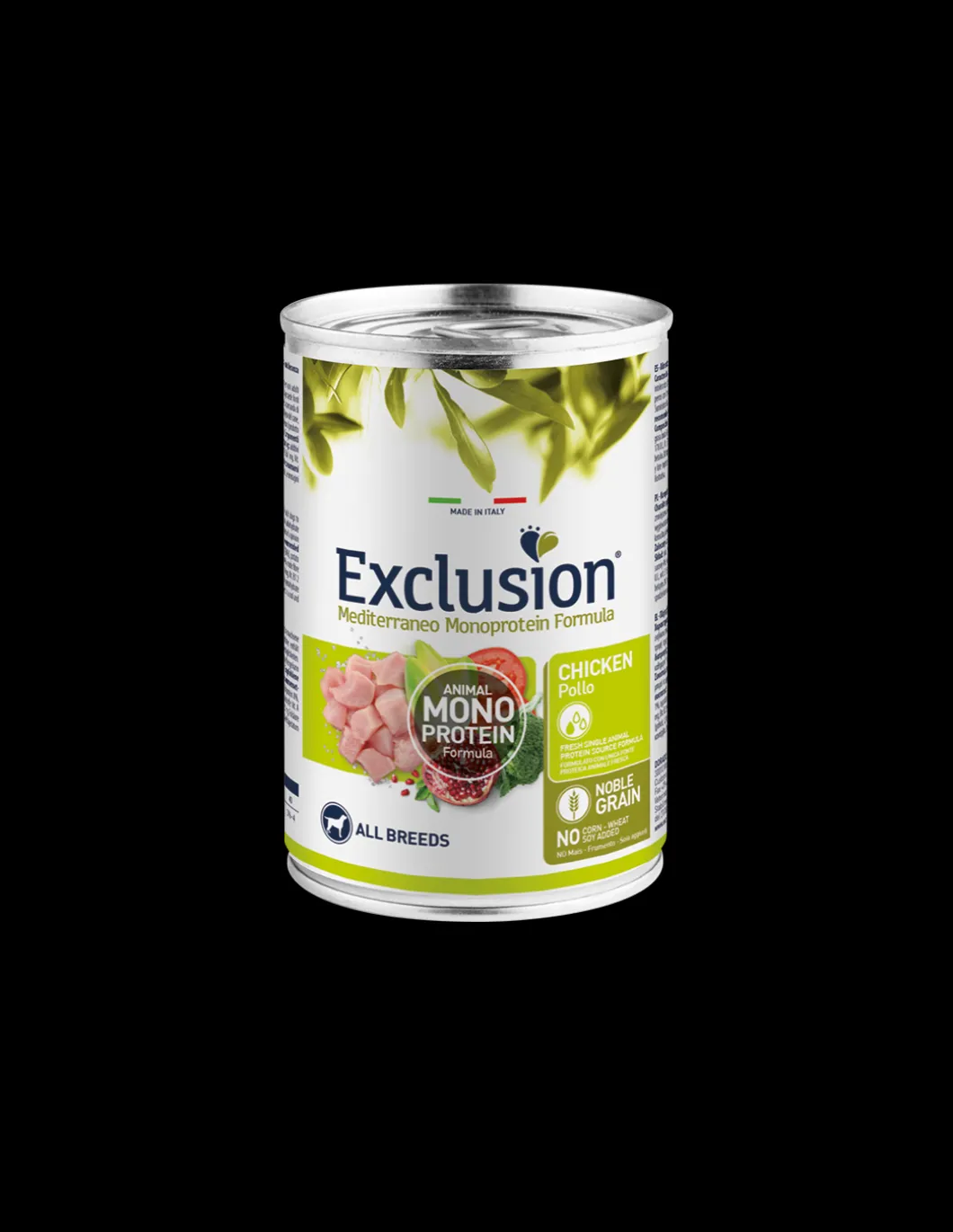 exclusion_dog_gr_adult_al_0-3.webp exclusion dog 400gr adult all breeds monoproteico pollo ngaca40