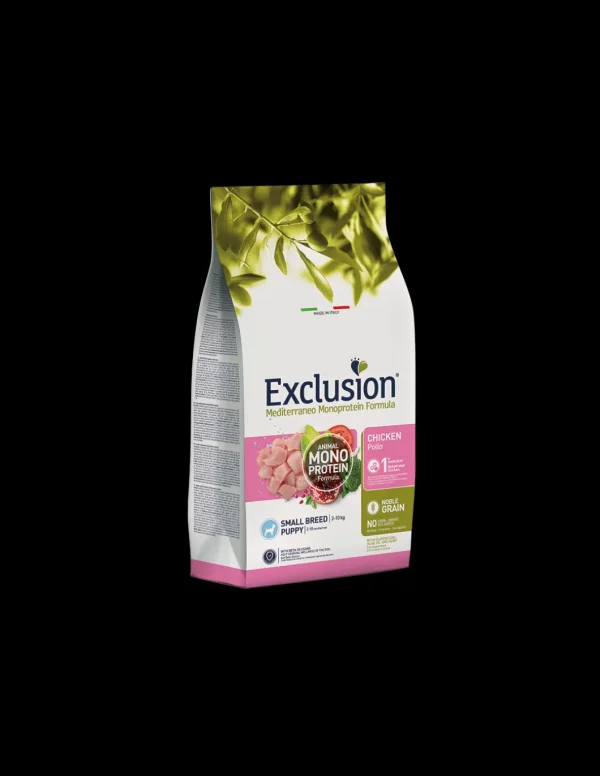 exclusion dog monoprotein noble grain 500gr puppy small breed pollo ngpcs05
