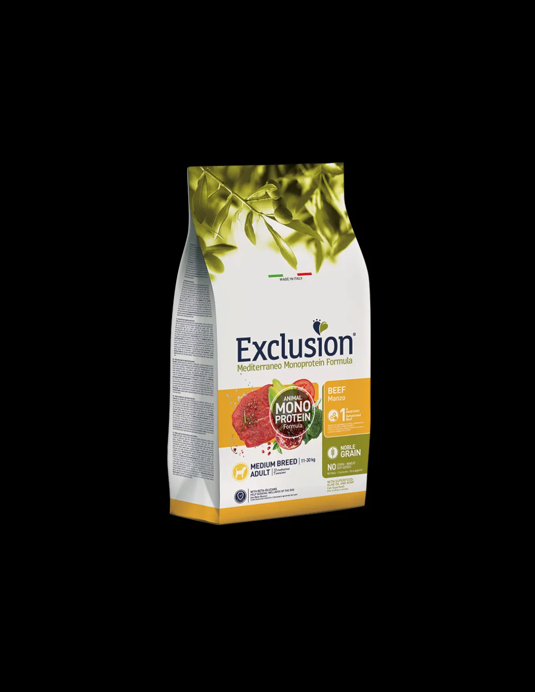 exclusion_dog_monoprotein_0-4.webp exclusion dog monoprotein noble grain 12kg adult medium breed manzo ngabm12