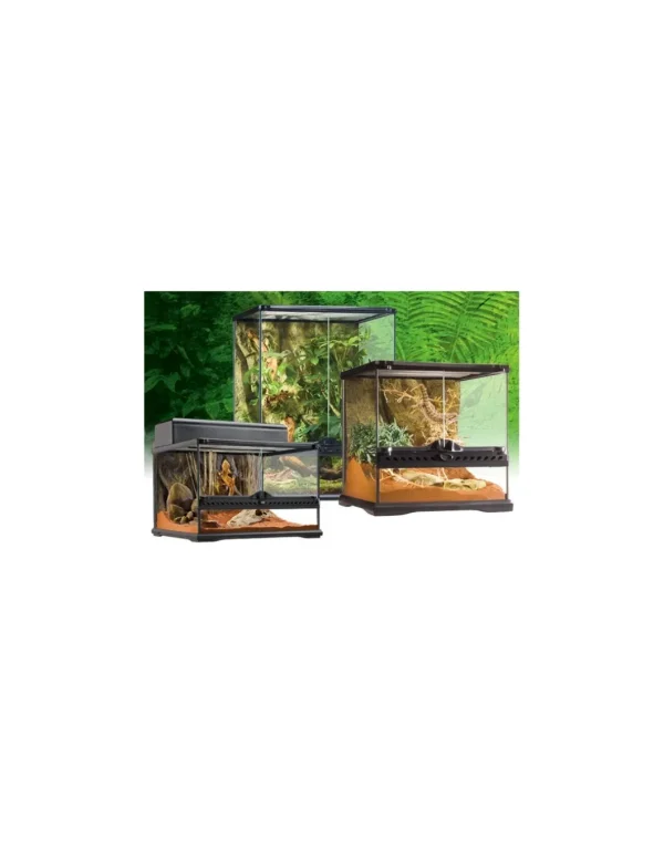 exo terra glass terrarium 45x45x45cm