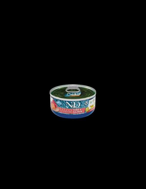 farmina cat 80gr n&d natural adult tonno e salmone