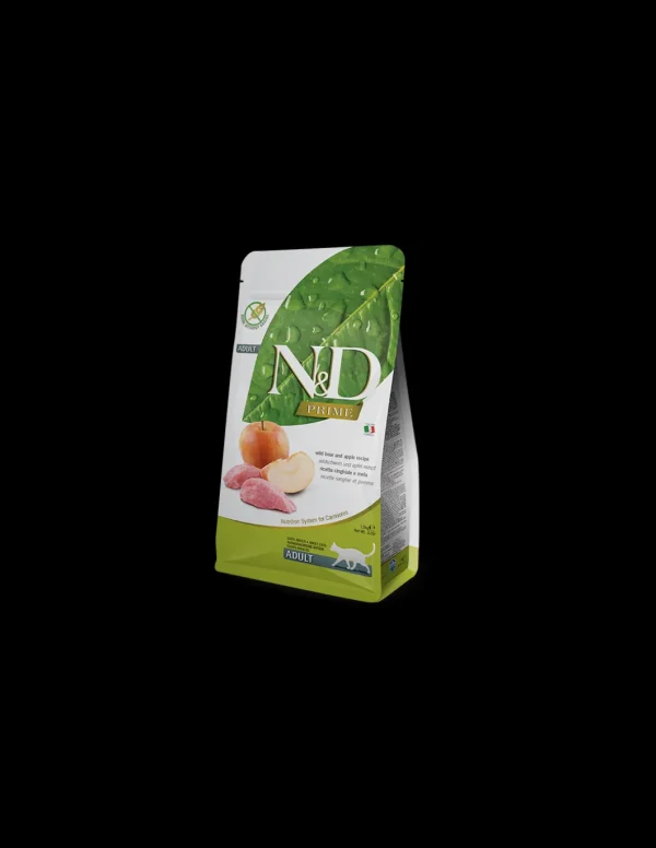 farmina cat 1,5kg n&d prime adult cinghiale e mela grain free