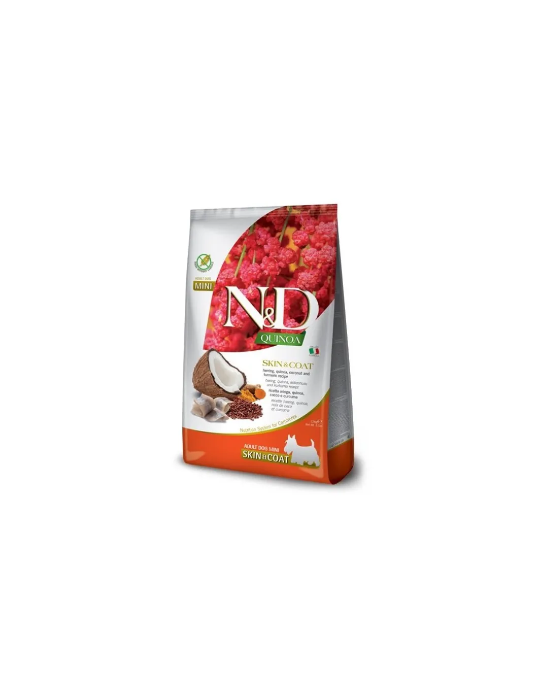 farmina_dog_gr_nampd_adul_0-2.webp farmina dog 800gr n&d adult mini skin&coat herring quinoa coconut turmeric recipe grain free
