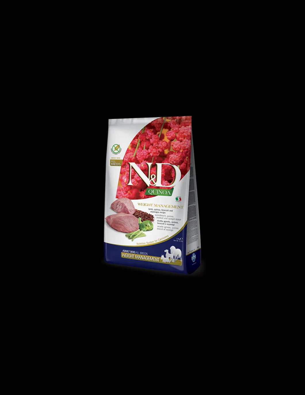 farmina_dog_gr_nampd_adul_0.webp farmina dog 800gr n&d adult mini weight management lamb quinoa broccoli asparagus recipe grain free