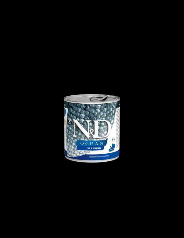 farmina dog 285gr n&d ocean adult merluzzo&zucca