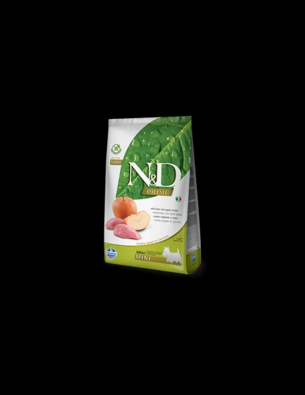 farmina dog 800gr n&d prime adult mini boar&apple grain free