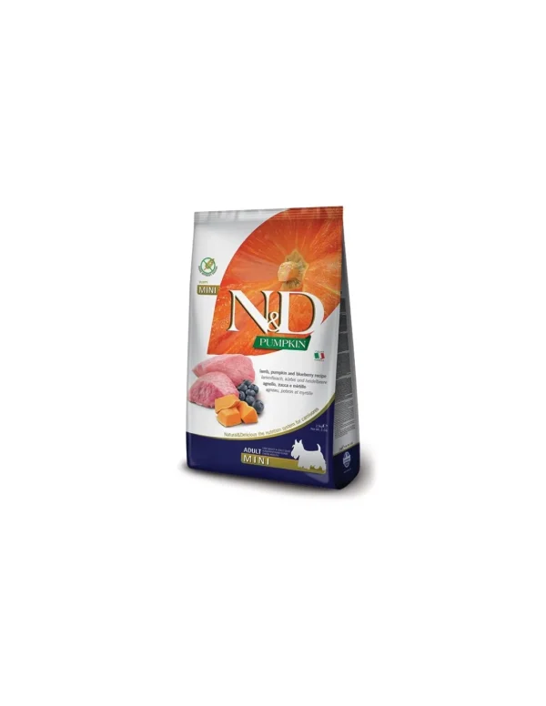 farmina dog 800gr n&d pumpkin adult mini lamb&blueberry grain free