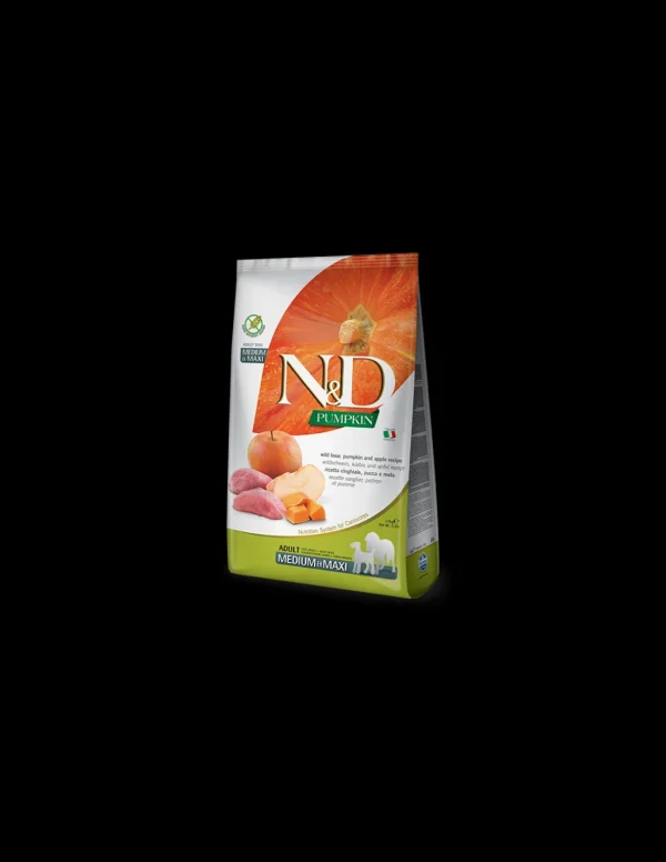 farmina dog 2,5kg n&d prime adult medium maxi boar&apple grain free
