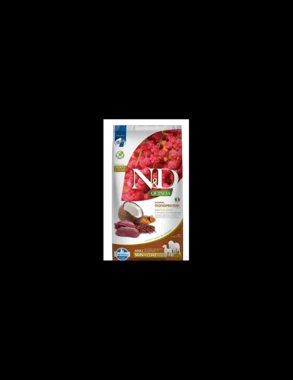 farmina dog 7kg n&d quinoa adult all breeds skin&coat venison quinoa coconut tumeric recipe grain free