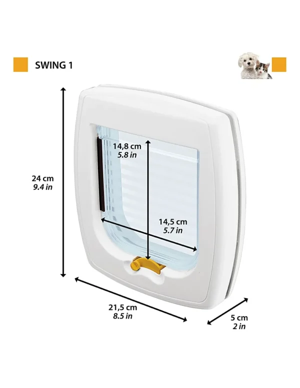 ferp dog portina swing 1 bianco 72101011