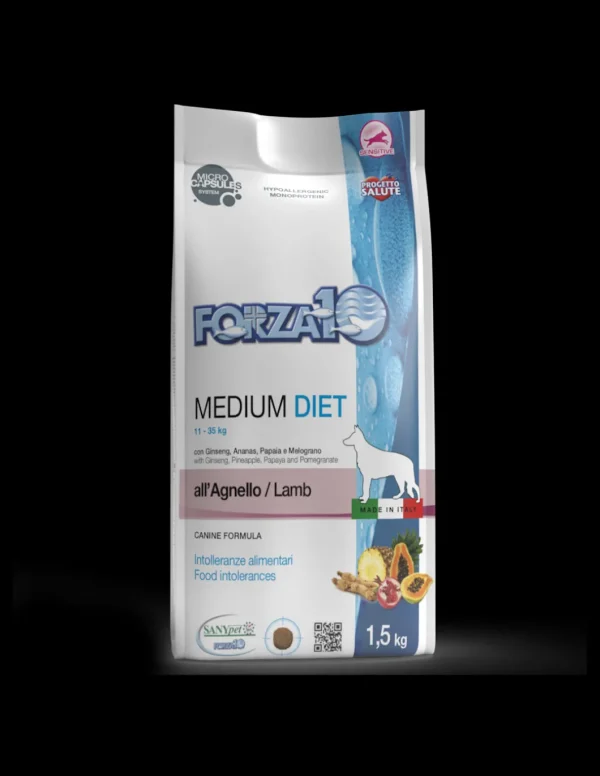 Forza 10 DOG DIET 1,5KG MEDIUM AGNELLO 0116115