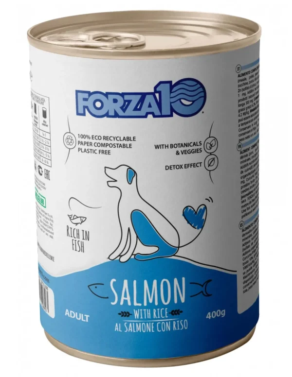 Forza 10 DOG 400GR MAINTENANCE ADULT AL SALMONE CON RISO 0309412