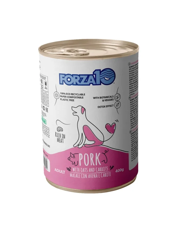 Forza 10 DOG 400GR MAINTENANCE ADULT AL MAIALE CON AVENA E CAROTE 0305412