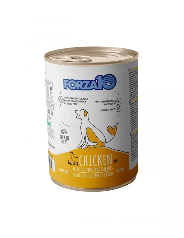 Forza 10 DOG 400GR MAINTENANCE ADULT AL POLLO CON ZUCCHINE E CAROTE 0306412