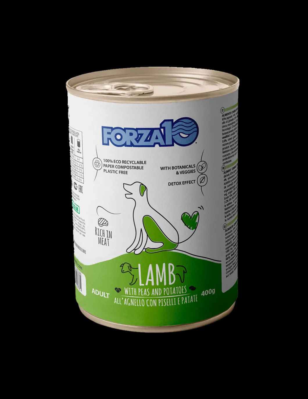 forza__dog_gr_maintenance_0.webp Forza 10 DOG 400GR MAINTENANCE ADULT ALL'AGNELLO CON PISELLI E PATATE 0302412