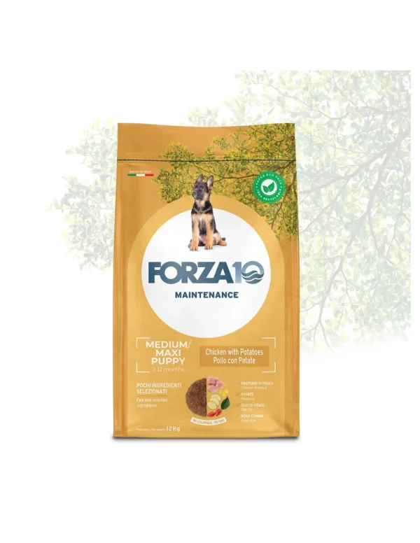 Forza 10 DOG 12KG MAINTENANCE PUPPY M/L POLLO/PATATE 01080012