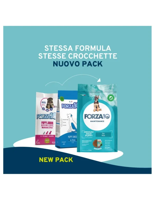 Forza 10 DOG 12KG MAINTENANCE PUPPY JUNIOR M/L PESCE 01070012