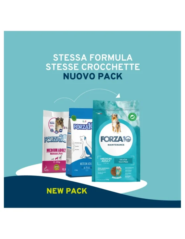 Forza 10 DOG 2KG MAINTENANCE MEDIUM PESCE 0106002