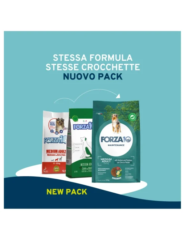 Forza 10 DOG 12KG MAINTENANCE ADULT MEDIUM CERVO PATATE 01110012