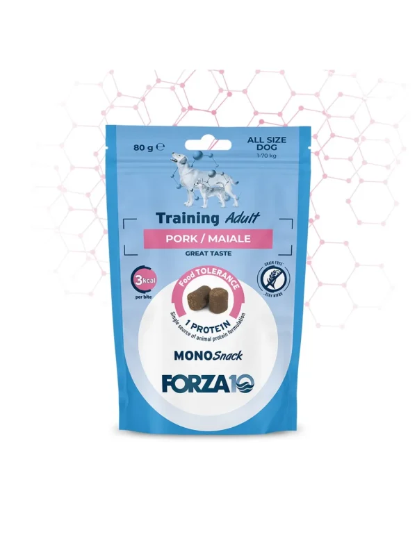 Forza 10 DOG SNACK MONOPROTEICO 80G ADULT TRAINING MAIALE 05051080