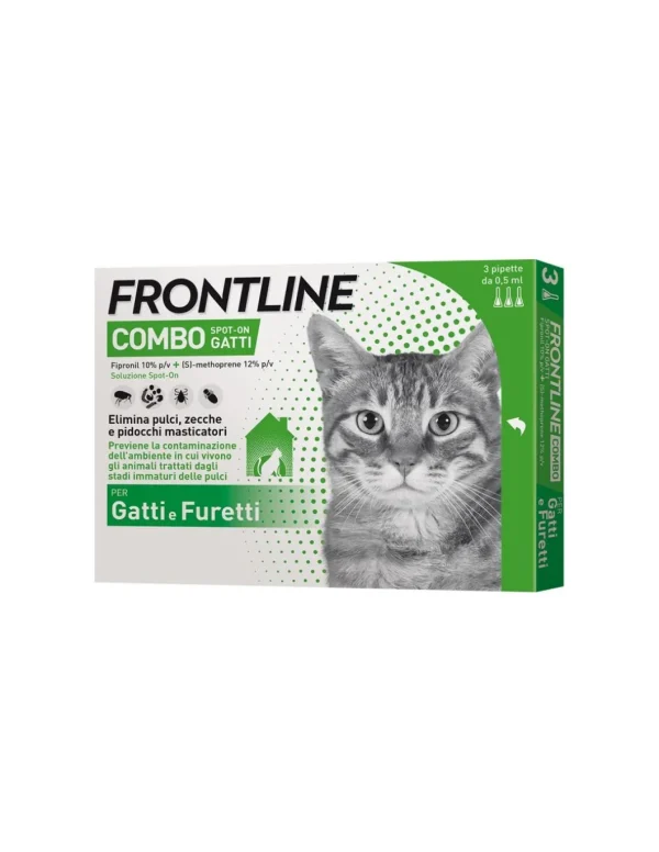 frontline combo gatti e furetti 3pz