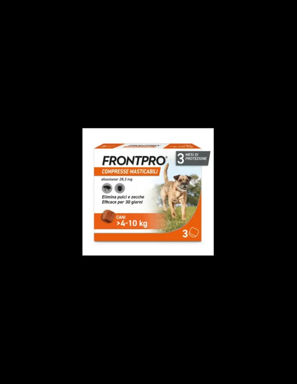 FRONTPRO CANE 4-10KG 3 COMPRESSE MASTICABILI 28,3MG 105682062 OFF -20%