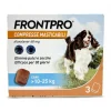 FRONTPRO CANE 10-25KG 3 COMPRESSE MASTICABILI 68MG 105682088 OFF -20%