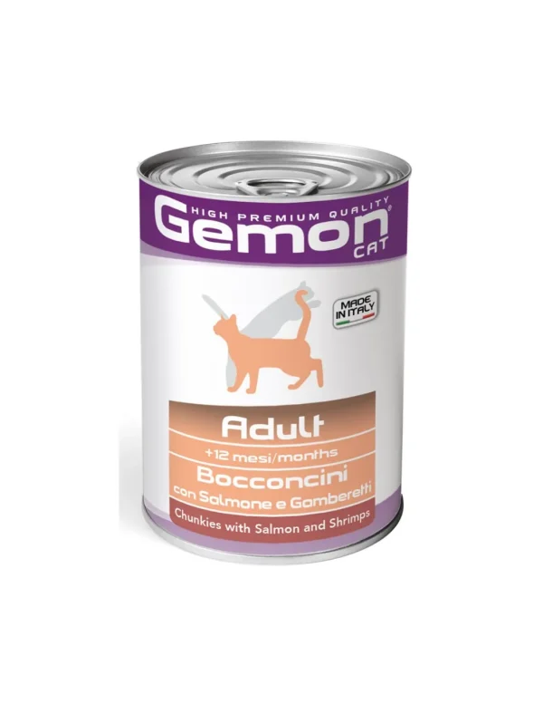 gemon cat bocconcini 415g salmone gamberetti