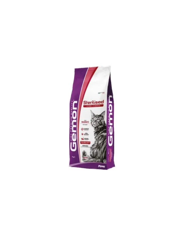 GEMON CAT 7KG ADULT HP STERILIZED MANZO