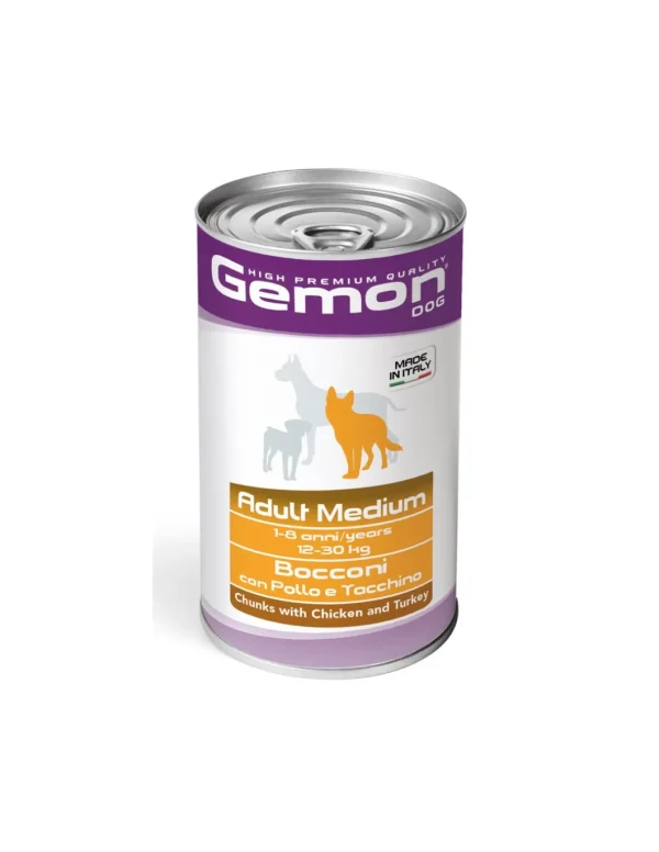 gemon dog bocconcini 1260g pollo tacchino