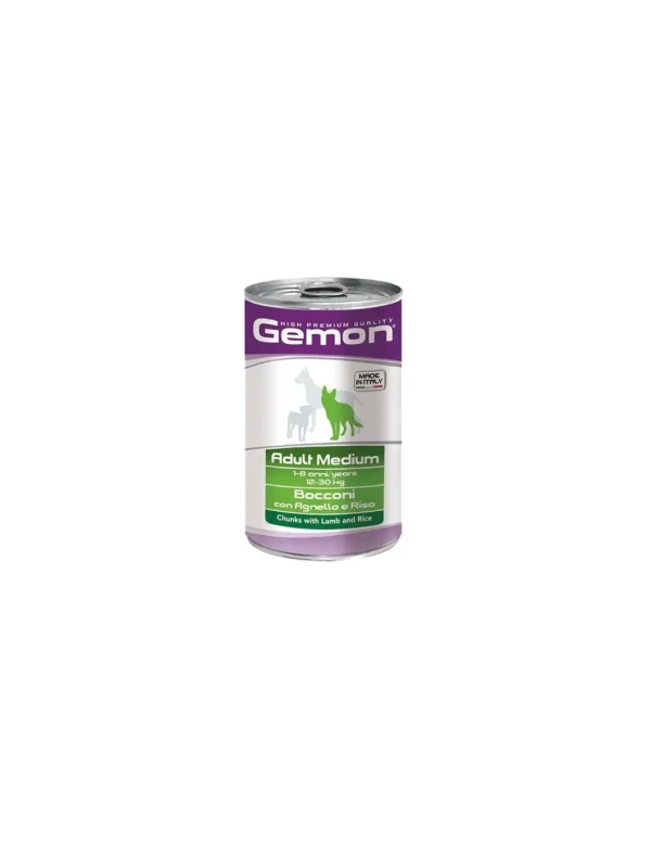 gemon dog bocconi 1260g agnello riso
