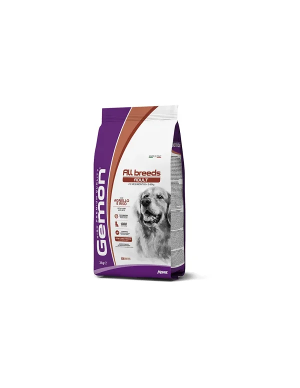 GEMON HP DOG 3KG ADULT ALL BREEDS AGNELLO E RISO