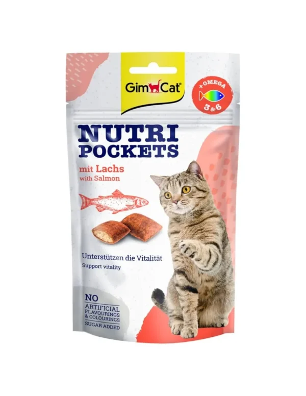 gimborn gimcat snack cat nutripockets con salmone 60gr 02.400730