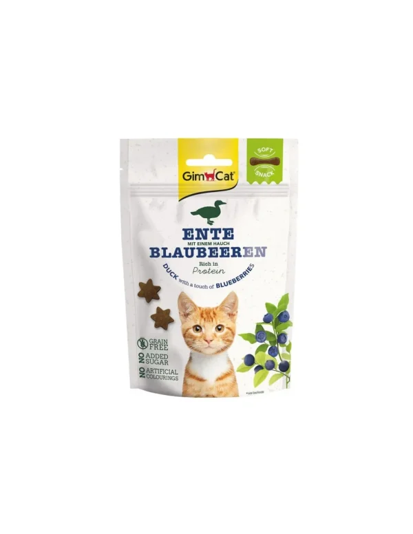 gimborn gimcat soft snack anatra e mirtillo 60gr 02.420707