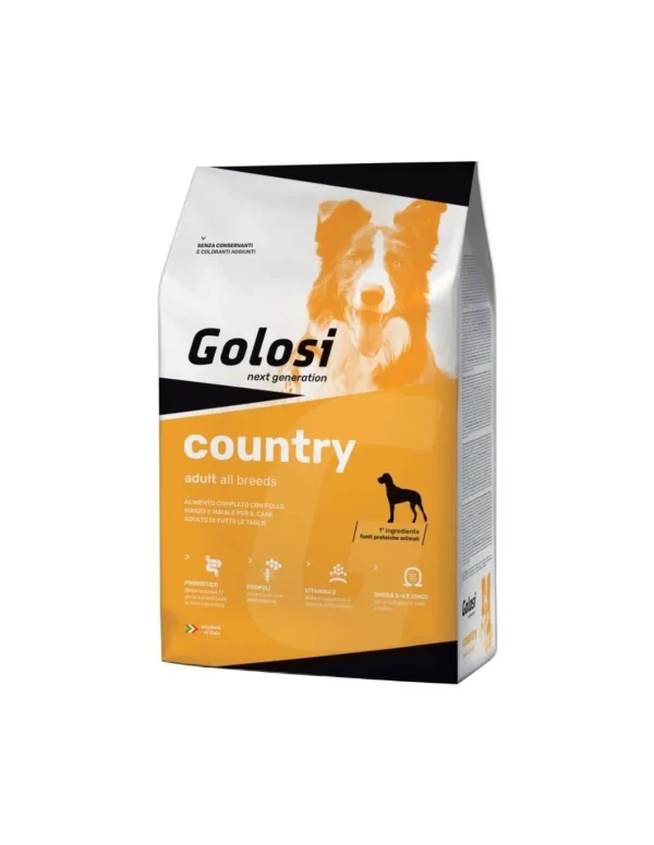 golosi dog 12kg country all breeds pollo manzo zgd.27589 off zg