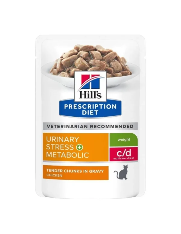 hills cat diet 85gr cd+metabolic+urinary stress 605415