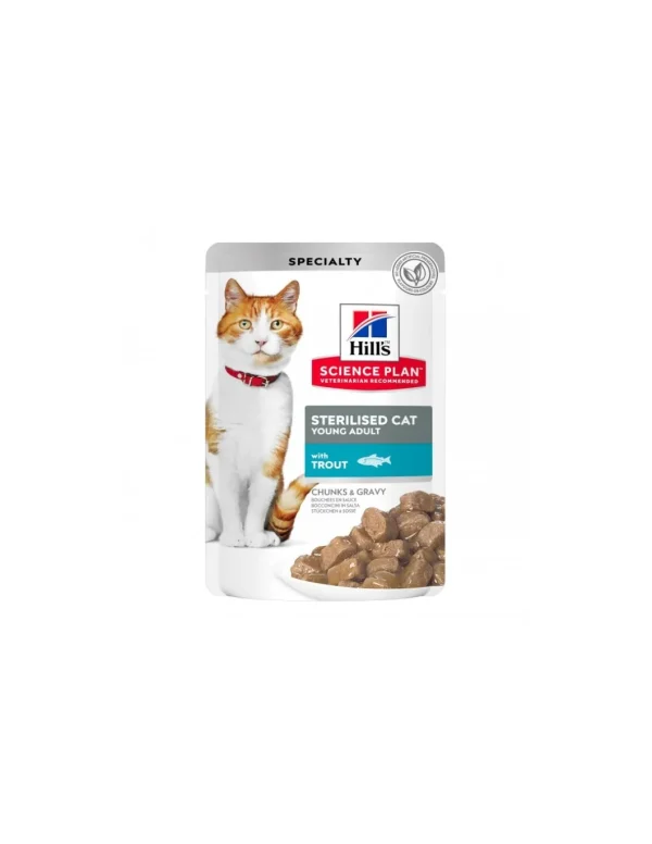 hills cat 85gr busta ad sterilised trota 604008