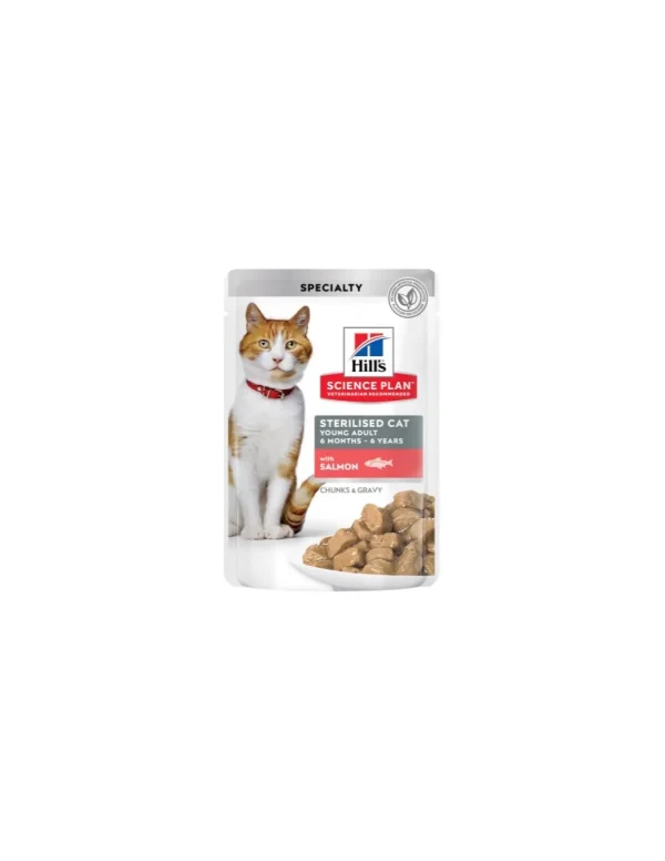 hills cat 85gr busta ad sterilised salmone 603982