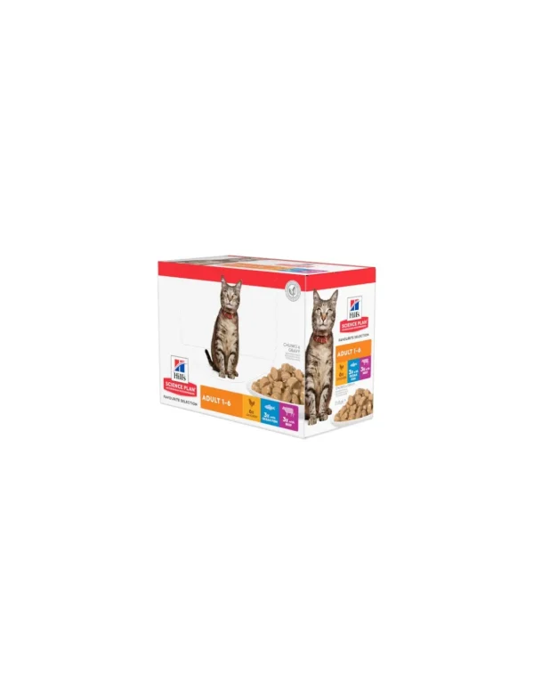 hills cat multipack 12x85gr adult off 10+2 omaggio 604886