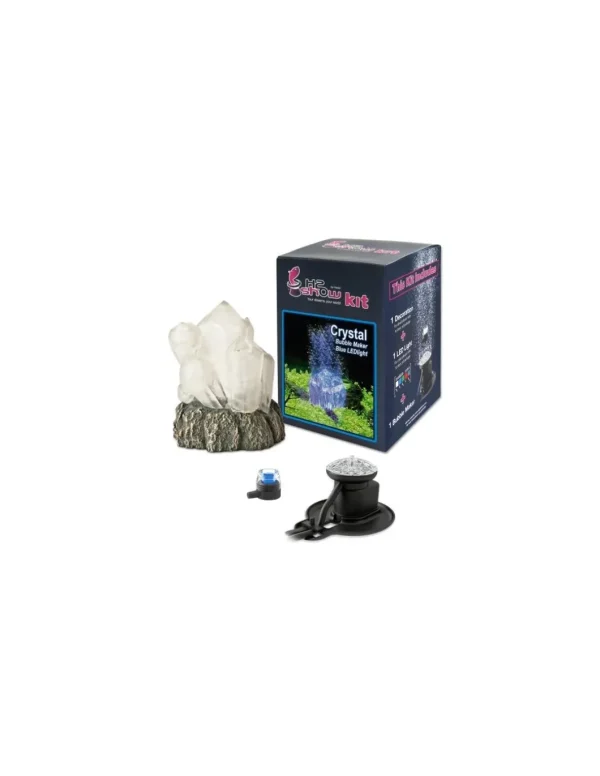 hydor h2show kit cristallo bubble led blu