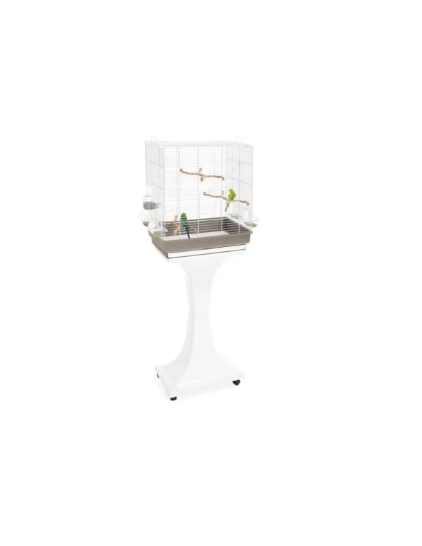 imac gabbia camilla bianco-tortora con supporto