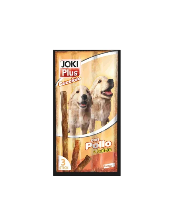 joki dog plus stick puppy pollo 3pz 3760387
