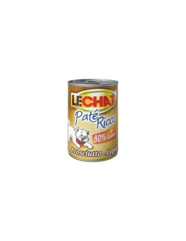 LECHAT CAT PATE 400GR PROSCIUTTO LEPRE