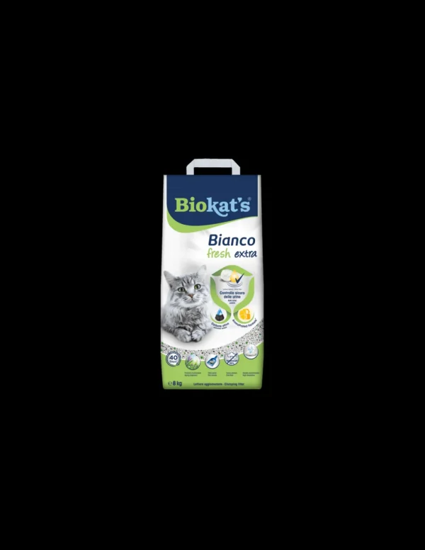 lettiera biokat's bianco fresh extra 8kg 75.66