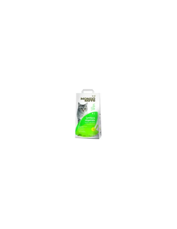 lettiera mondo baffo 10lt (4,3kg) agglomerante vegetale con legno di abete zml40564
