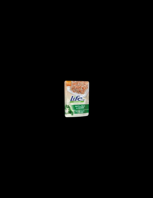 lifecat nat 70gr busta filetti di pollo con salmone 10133 (ex 10122) off zg