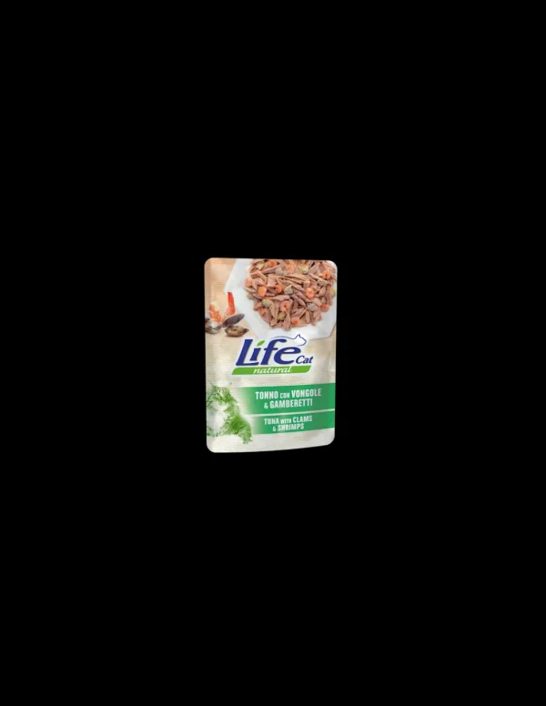 lifecat nat 70gr busta tonno vongole e gamberetti 10142 off zg